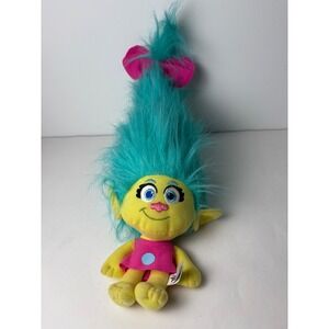 DreamWorks Trolls Smidge Teal Hair‎ Plush Toy 2016 14"